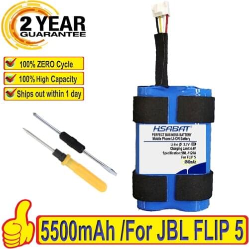 Top Brand 100% New 5500mAh Battery for JBL Flip 5 Flip5 Portable Waterproof Wireless BT Speakers Batteries + free gfit