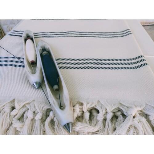 Turkish Cotton Blanket Throw -WovenFishbone Style Full King Queen Size Bed Cover-1250 Grams Weight Lux Style