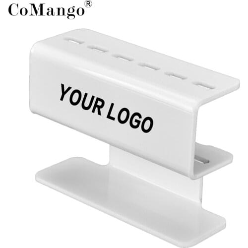 Eyelash Tweezers Storage Rack 6 Holes Acrylic Eyelash Extension Tools Organizer Holder Stand Nail Tattoo Beauty Tools Shelf