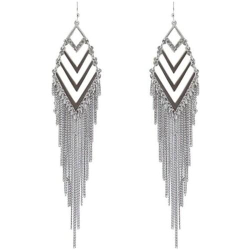 2016 New Design Fashion Jewelry Classic exaggerated personality tassel earrings long section For Women Free Shipping