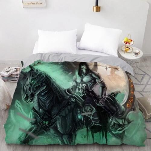 1PCS Duvet Cover,3D Luxury Printing Quilt Cover 240x220/200x200/140x200/180x210,Demon Knight Bedding King/Queen/Double Drop Ship
