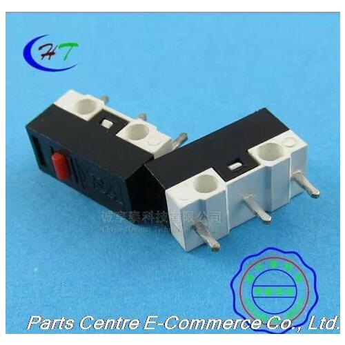 100 pcs 3-PIN Mouse tripod stalk switch Tact Switch Micro Switch 1A 125V AC ...Free shipping