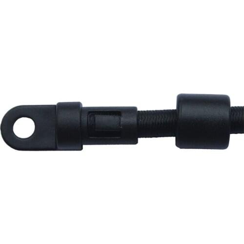 2 Pairs Black Nylon Durable 1/4'' Bungee Shock Cord Terminal End Kayak Canoe Boat Rafting