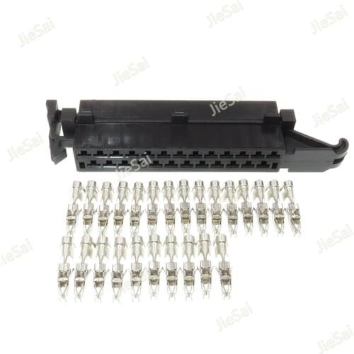 25 Pin 827534-1 Female Auto Car Wiring Harness Connector Automotive Plug With Terminals