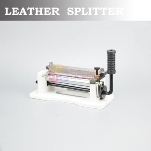 6" inch Manual Leather Splitter Machine DIY Leather Craft Skiving Machine Peeler Splitter Tool