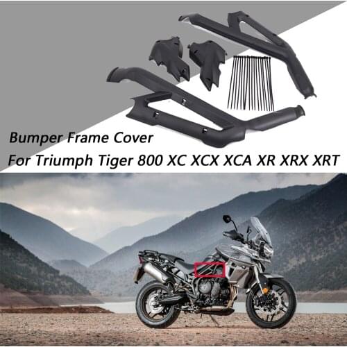 Tiger800 Motorcycle Accessories New ABS Plastic Frame Cover Guards Protector For Triumph Tiger 800 XC XCX XCA XR XRX XRT