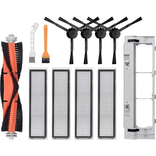 Side Roller Brushes Filter for Mijia D9 Vacuum Cleaner Accessories Filters Main Brush Cover Guard