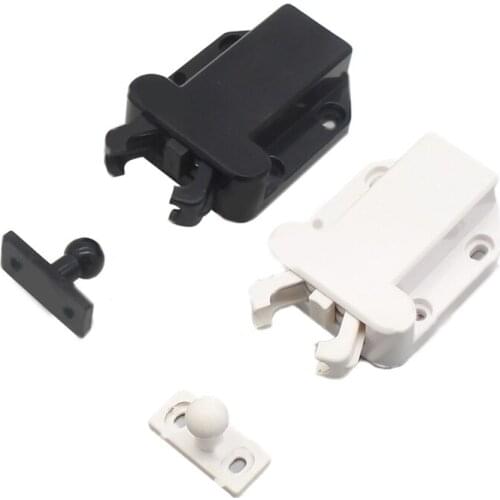 Keyless Door Cupboard Latch Chassis Cabinet Rebound Bolt Furniture Push Lock