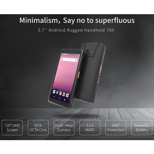 Handheld PDA Android 10.0 Rugged Terminal 1D 2D Barcode Scanner WiFi 4G BT GPS Bar Codes Reader