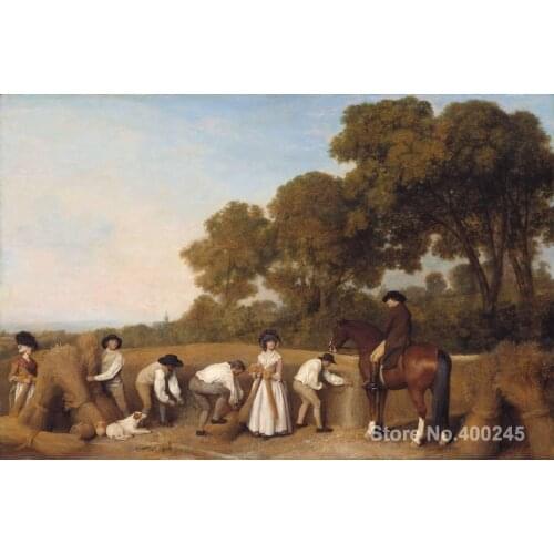 Canvas art oil painting Reapers by George Stubbs paintings For sale Home Decor Hand painted High quality