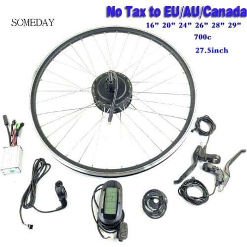 SOMEDAY Electric Bicycle Conversion kit 48V 250W Rear Cassette Brushless Hub Motor wheel for KT LCD6 display ebike kit