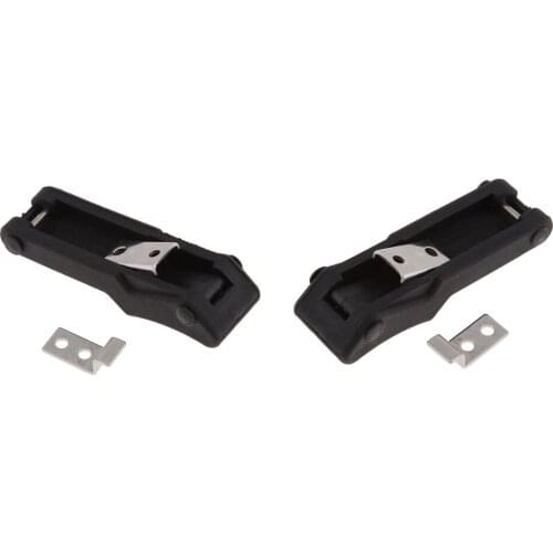 MagiDeal 2X Flexible Draw Latch Soft Black Rubber Replacement for Marine RV