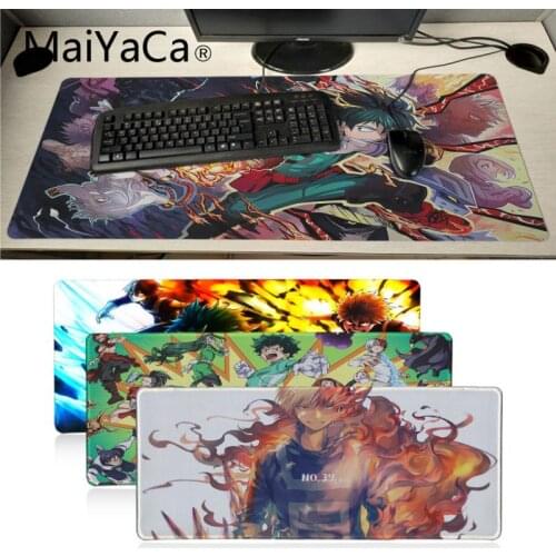 MaiYaCa Japan Hot Popular Comic My Hero Academia mouse pad gamer play mats gaming Mouse pad Mat anime Keyboard Mat Table Pad