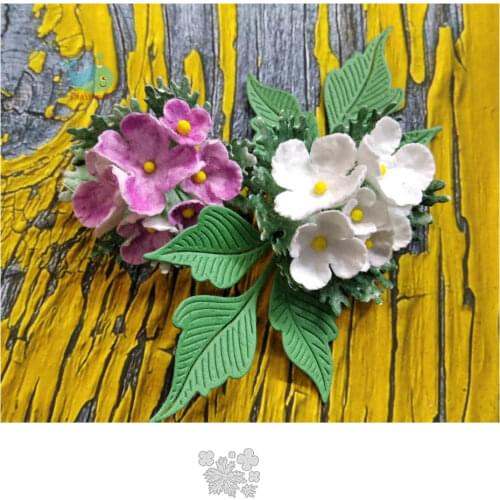 Small Flowers craft Metal Cutting Dies Scrapbooking Stencil for Album Paper DIY Gift Card Decoration Embossing Dies New 2021