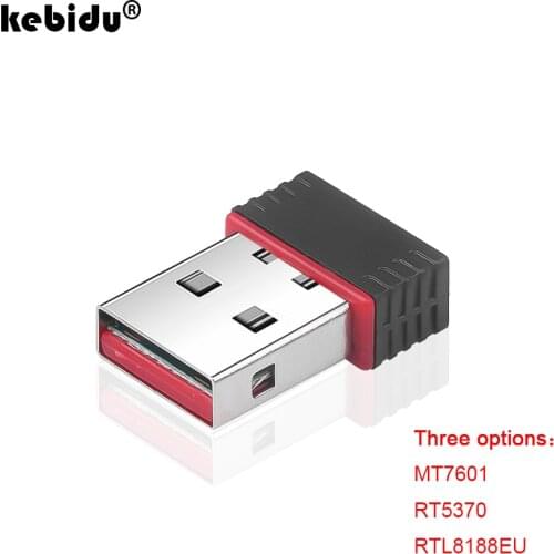 Kebidu MT7601 Mini USB Wifi Adapter 802.11n Antenna 150Mbps USB Wireless Receiver Network Card USB WiFi Dongle For Desktop