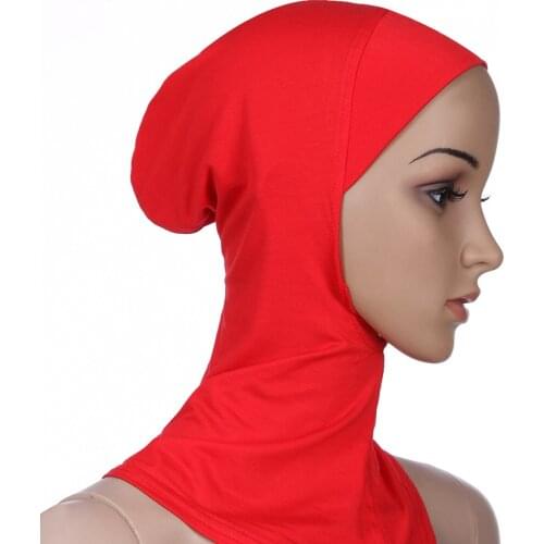 Soft Muslim Full Cover Inner Women Hijab Bone Bonnet Cap Islamic Underscarf Neck Head Bonnet Hat Islamic Head Wear Neck Cover