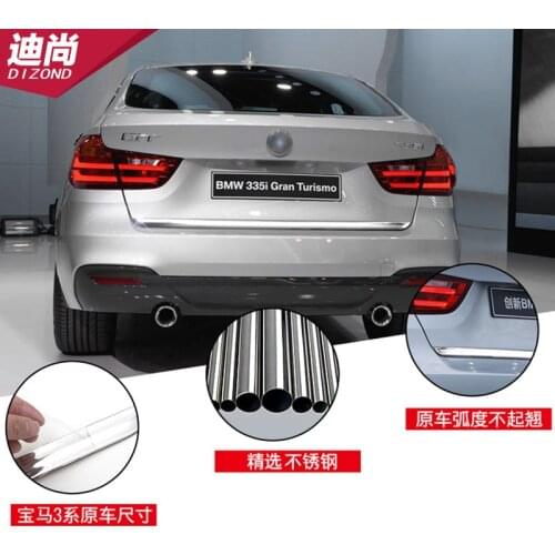 Suitable for BMW new 3 series gt modified car window bright strip stickers front fog light strip trunk decorative stickers