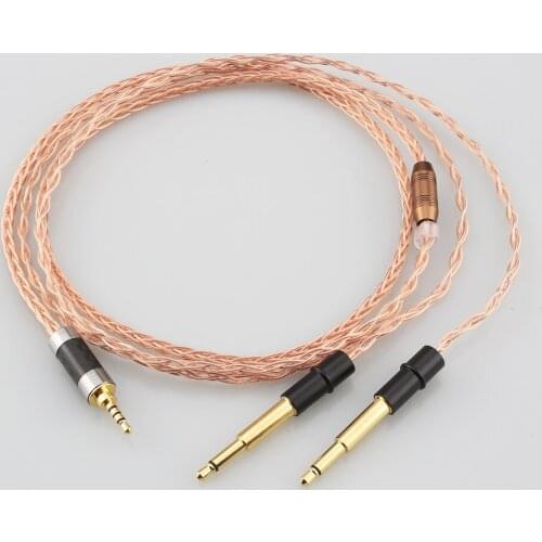 OCC Silver Plated HiFi Cable with 2.5mm Balanced Male for MEZE99 Classics 99neo NEO NOIR Headphone Compatible Astell&Kern AK240