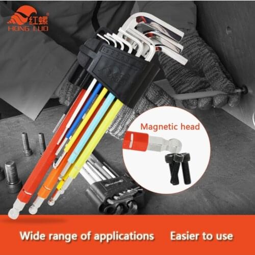 Durable Ball End Hex Wrench Allen Key Hand Tools Metric Allen Nickel Plating Hexagon Keys Hand Tools Kits Accessories