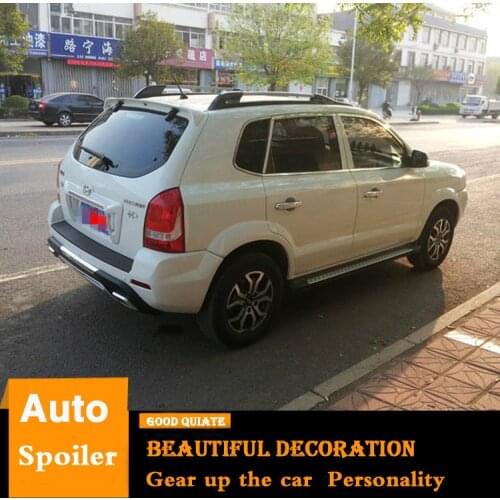 For 2003-2012 Hyundai Tucson Spoiler Sport ABS Material Car Rear Wing Primer Color Trunk Rear Spoiler 2005 2006 2007 2008 2009
