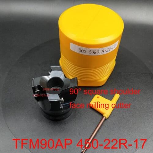 TFM90AP 450-22R-17 90° square shoulder face milling cutter High-quality lathe cutting for APMT1705 carbide indexable milling