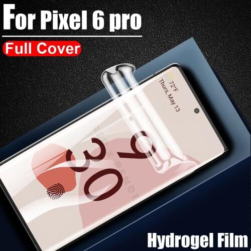 999D Ultra Clear for Pixel 6 pro Hydrogel Film Soft LCD Full Screen Protector Coverage for Google Pixel 6 pro Protective Film