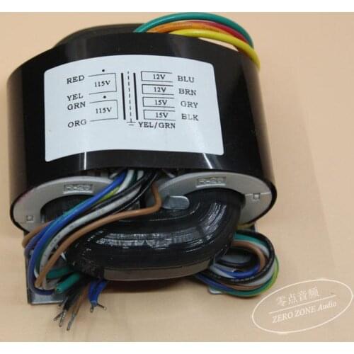 GZLOZONE 40VA High-quality R-type Transformer 40W Transformer 12V+12V 15V+15V For AMP / DAC