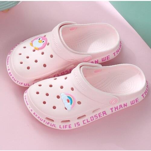 Women Sandals Summer 2020 Female Shoes Woman Ladies Beach Garden Unisex Hole Shoes Sandals Slip On Girl Beach Shoes Fash