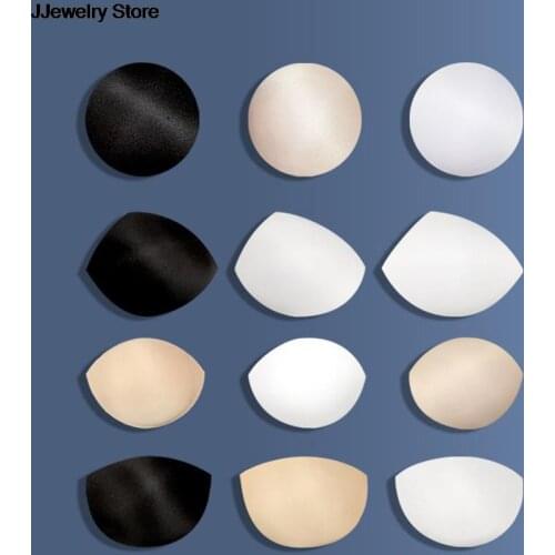 Women Invisible Bra Pads Intimates Accessories Sponge Swimsuits Padding Chest Pad Padding Insert Push Up Bra Pad Breast Enhancer