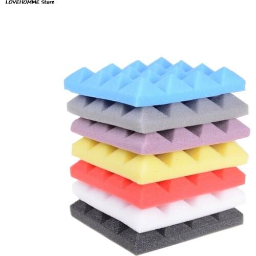 25*25cm Thickness 5cm Acoustic Panels Soundproofing Studio Foam Treatment Sound Proofing Excellent Sound Insulation Decoration