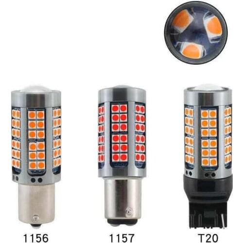 1pcs 3030 75smd CanBus S25 1156 BA15S P21W LED BAY15D BAU15S PY21W lamp T20 LED 7440 W21W W21/5W led Bulbs For Turn Signal Light