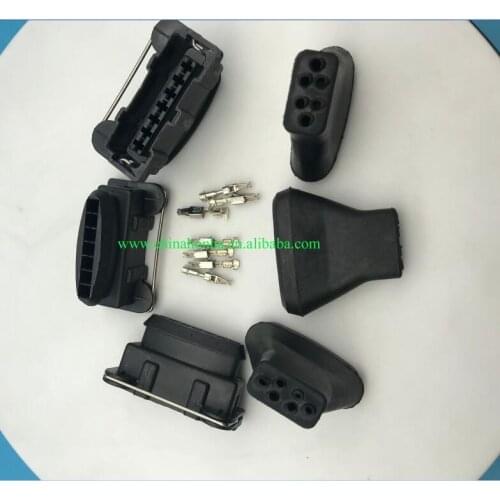 10pcs 7 Pin 7Way Female Connector Plug With Rubber Boot For Tyco/AMP Junior Power Timer(JPT) Ignition Module