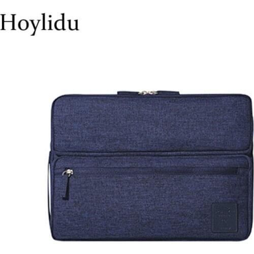 13" 15" Men Casual Briefcase Business Anti-knock Multifunction Computer Laptop Handbag Waterproof Polyester Travel Bag For Women