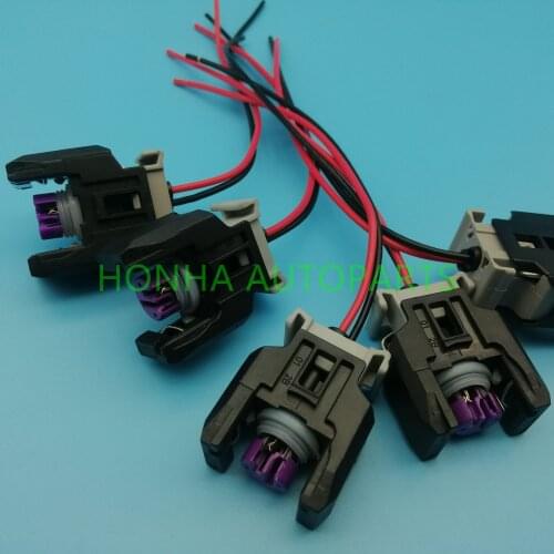 Free shipping 2/5/10/20/50/100 pcs 2 pin female waterproof automotive connectors 13816706 wire harness with 15cm 18AWG wire
