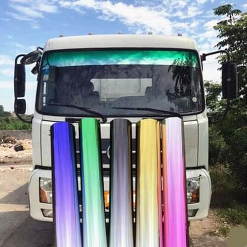 AUMOHALL Top Front Windshield Foil Solar Protection Gradient Black 20CMx30M Car Tinting Film