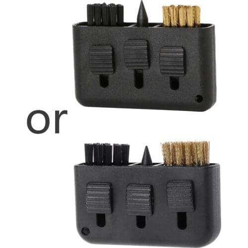 3-in-1 Golf Club Groove Putter Wedge Ball Cleaning Brush Shoes Cleaner Golfer