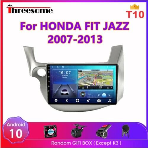 Android 10.0 2 din Car Radio For HONDA FIT JAZZ 2007-2013 Multimedia Video Player 4G Net Carplay GPS Navigation DVD Head Unit