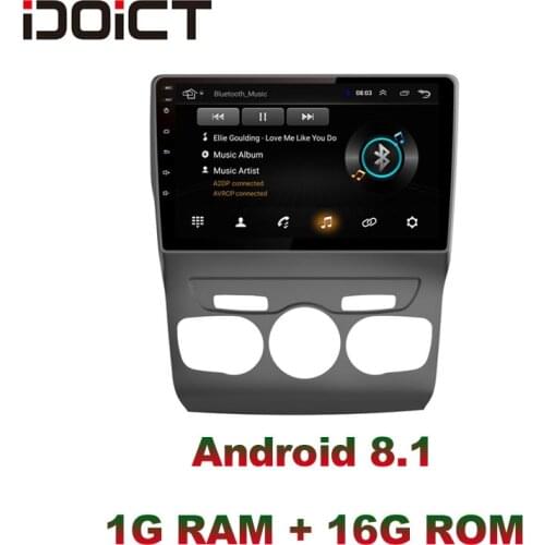 IDOICT Android 8.1 Car DVD Player GPS Navigation Multimedia For Citroen C4 Radio 2013-2016 car stereo