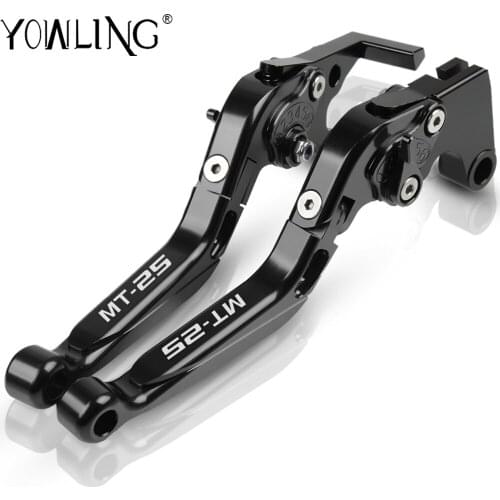 For Yamaha MT-25 MT25 MT 25 2015 2016 2017 2018 2019 Motorcycle Clutch Brake Lever CNC Extendable Adjustable Foldable Levers