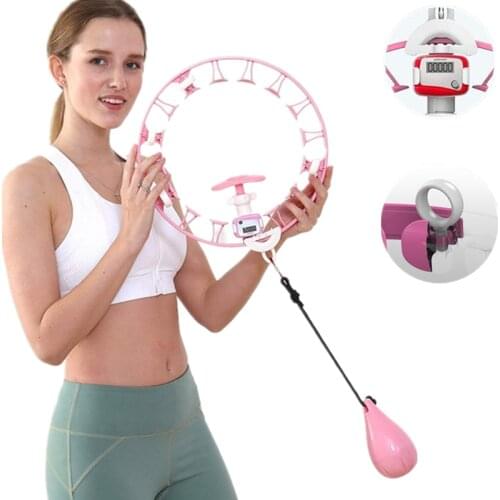 Dropshipping Aros Detachable Smart Sport Hoops Never Drop Hu Counting Massage Abdominal Thin La Hoop Gym Fast Slim Waist Trainer