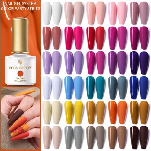 BORN PRETTY Nail Gel Polish Glitter Gel Varnish All For Manicure Soak Off UV LED Nail Art Semi-permanent Gel Polish Top Coat