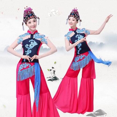 Chinese traditional dance classical ethnic Chinese dance costumes ancient chinese national costume stage wear DD1939