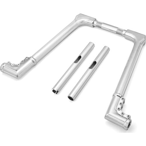 Motorcycle Parts Chrome 14" Fused Ape Hanger Handlebar Seamless Steel Pipe For Harley Most Dyna Softail Sportster XL 883 1200