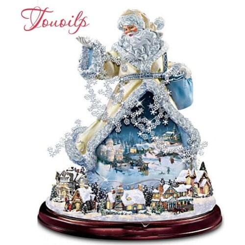 Needlework 3d Diy Diamond Painting Kit 5D Diamond Embroidery Christmas Santa Claus Full Rhinestone Cross Stitch Diamond Painting