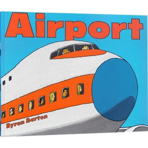 New Airport By Byron Barton English Picture Books Children story book Early Educaction paperboard reading book