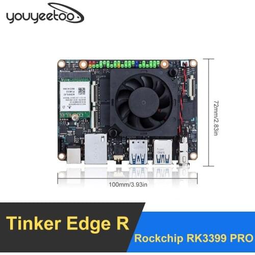 Youyeetoo ASUS Tinker Edge R Single Board Computer Rockchip RK3399PRO Artificial Intelligence Android 8.1