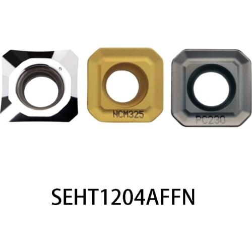 Original Korloy SEHT1204AFSN-X45 NCM325 Carbide Inserts for Steel SEHT 1204 SEHT1204 AFSN Lathe Cutter Tools Turning Tool Holder
