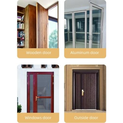 Adjustable Auto Mute Door Closer Pneumatic Door Closing Device Suitable for Many Types Door Bearing Weight 35kg