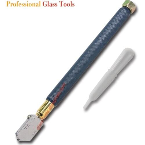 Hexagonal Tail TC-17 B TOYO Glass Cutter Metal Handle for straight cutting
