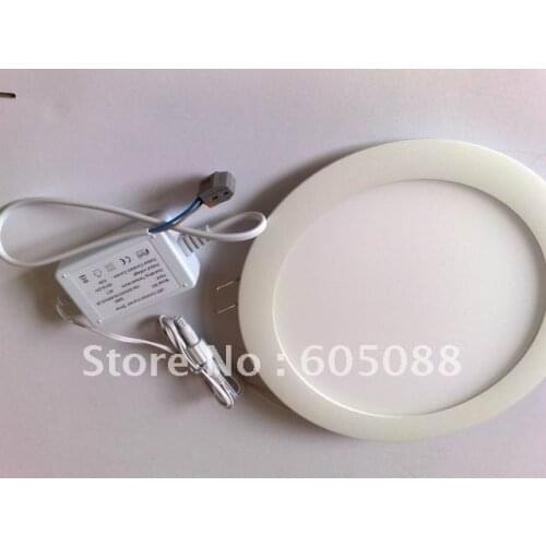 8" round 14w indoor led panel light for embeded installation 1241lm cold white CE&ROHS 10pcs promotion FedEx DHL free shipping